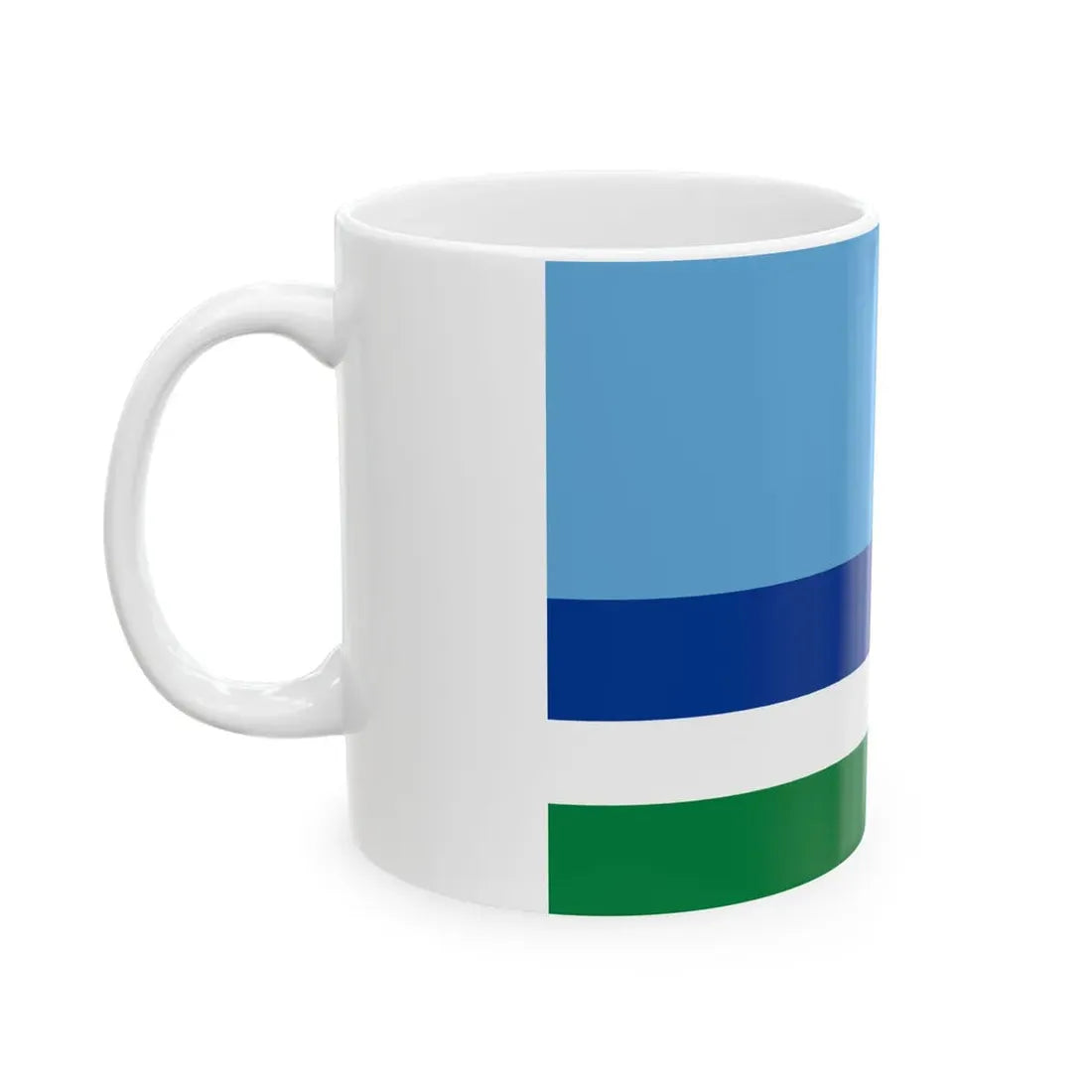 Flag of San Vicente (Ecuador) White Coffee Mug - Go Mug Yourself