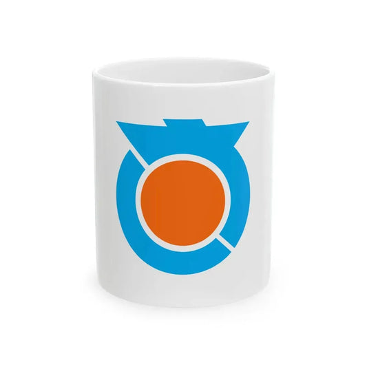 Flag of Sanagochi Tokushima (Japan) White Coffee Mug 11oz - Go Mug Yourself