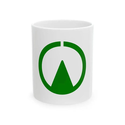 Flag of Sanbu-town Chiba 1964-2006 (Japan) White Coffee Mug 11oz - Go Mug Yourself