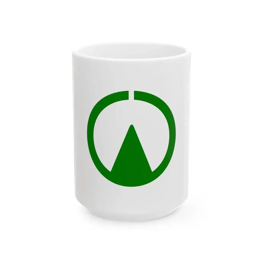 Flag of Sanbu-town Chiba 1964-2006 (Japan) White Coffee Mug 15oz - Go Mug Yourself