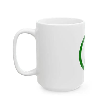 Flag of Sanbu-town Chiba 1964-2006 (Japan) White Coffee Mug - Go Mug Yourself