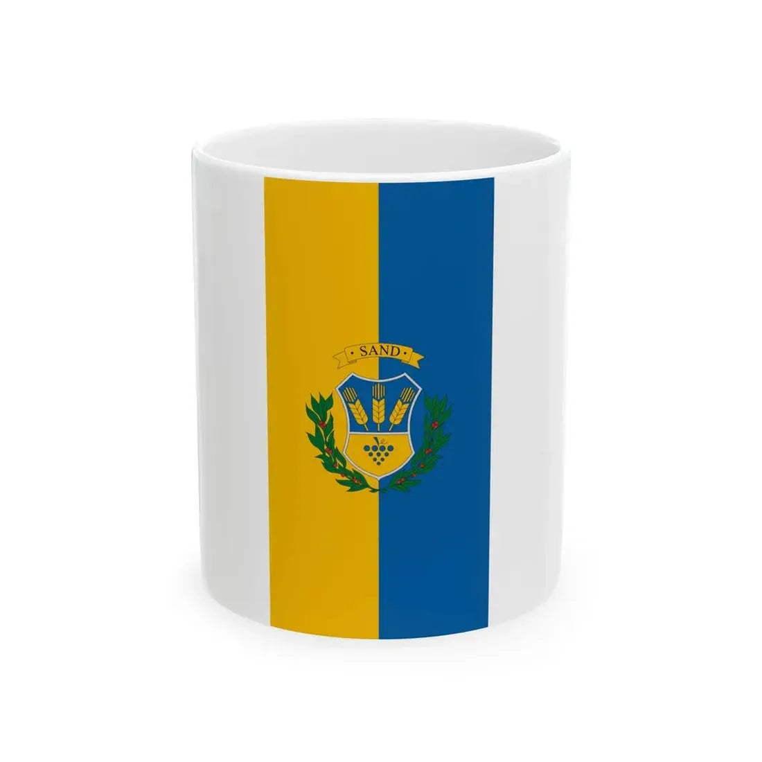 Flag of Sand Hungary (Hungary) White Coffee Mug 11oz - Go Mug Yourself
