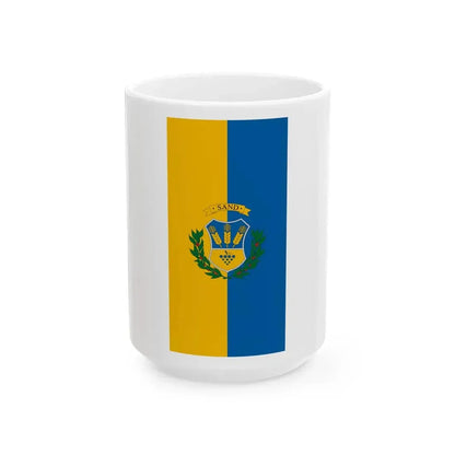 Flag of Sand Hungary (Hungary) White Coffee Mug 15oz - Go Mug Yourself