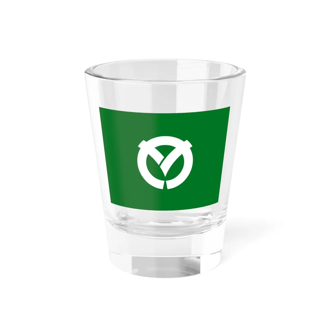 Flag of Sanda Hyogo (Japan) Shot Glass 1.5oz 1.5oz - Go Mug Yourself