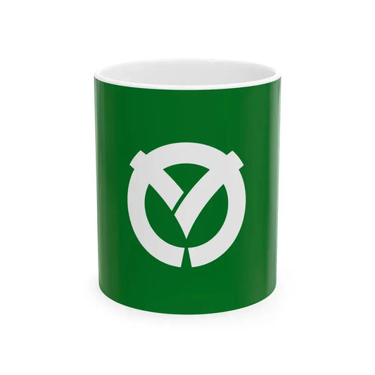 Flag of Sanda Hyogo (Japan) White Coffee Mug 11oz - Go Mug Yourself