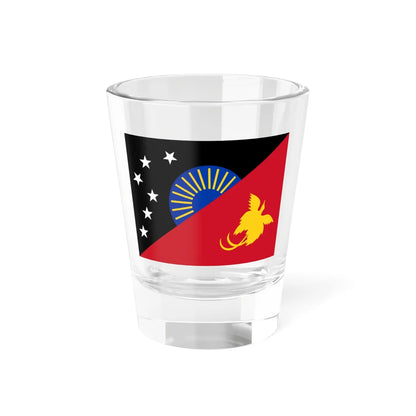 Flag of Sandaun (Guinea) Shot Glass 1.5oz 1.5oz - Go Mug Yourself