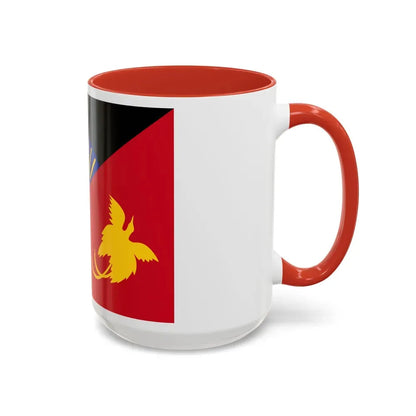 Flag of Sandaun Papa New Guinea - Accent Coffee Mug - Go Mug Yourself
