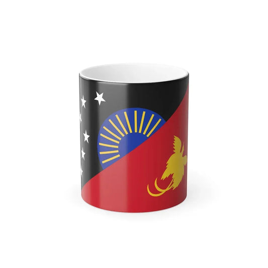 Flag of Sandaun Papa New Guinea - Color Changing Coffee Mug 11oz - Go Mug Yourself