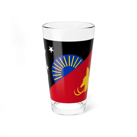 Flag of Sandaun Papa New Guinea - Pint Glass 16oz 16oz - Go Mug Yourself