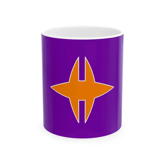 Flag of Sangawa Kagawa 1969-2002 (Japan) White Coffee Mug 11oz - Go Mug Yourself