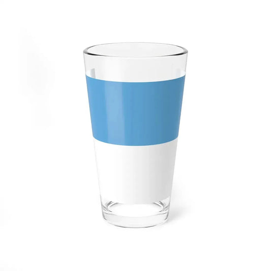 Flag of Sangolquí (Ecuador) Pint Glass 16oz 16oz - Go Mug Yourself