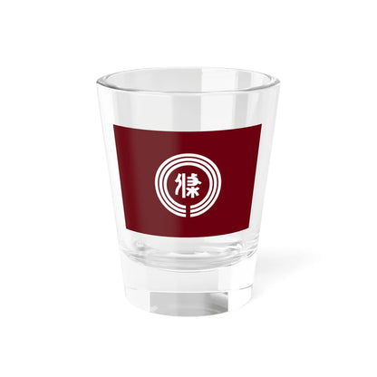 Flag of Sanjo Niigata (Japan) Shot Glass 1.5oz 1.5oz - Go Mug Yourself