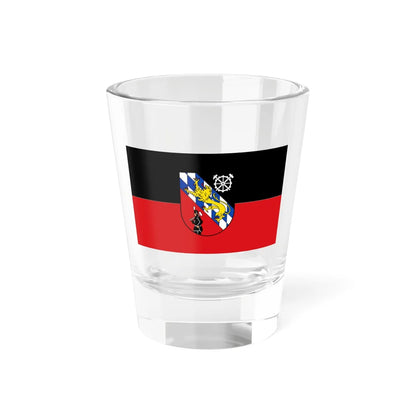 Flag of Sankt Ingbert (Germany) Shot Glass 1.5oz 1.5oz - Go Mug Yourself