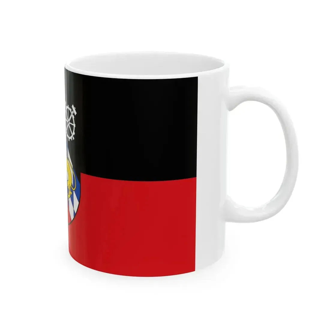Flag of Sankt Ingbert (Germany) White Coffee Mug - Go Mug Yourself