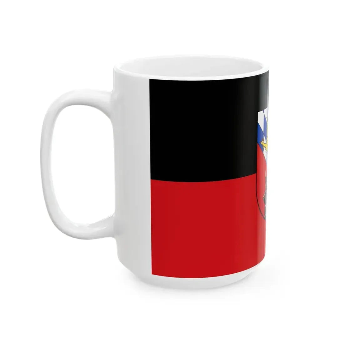 Flag of Sankt Ingbert (Germany) White Coffee Mug - Go Mug Yourself