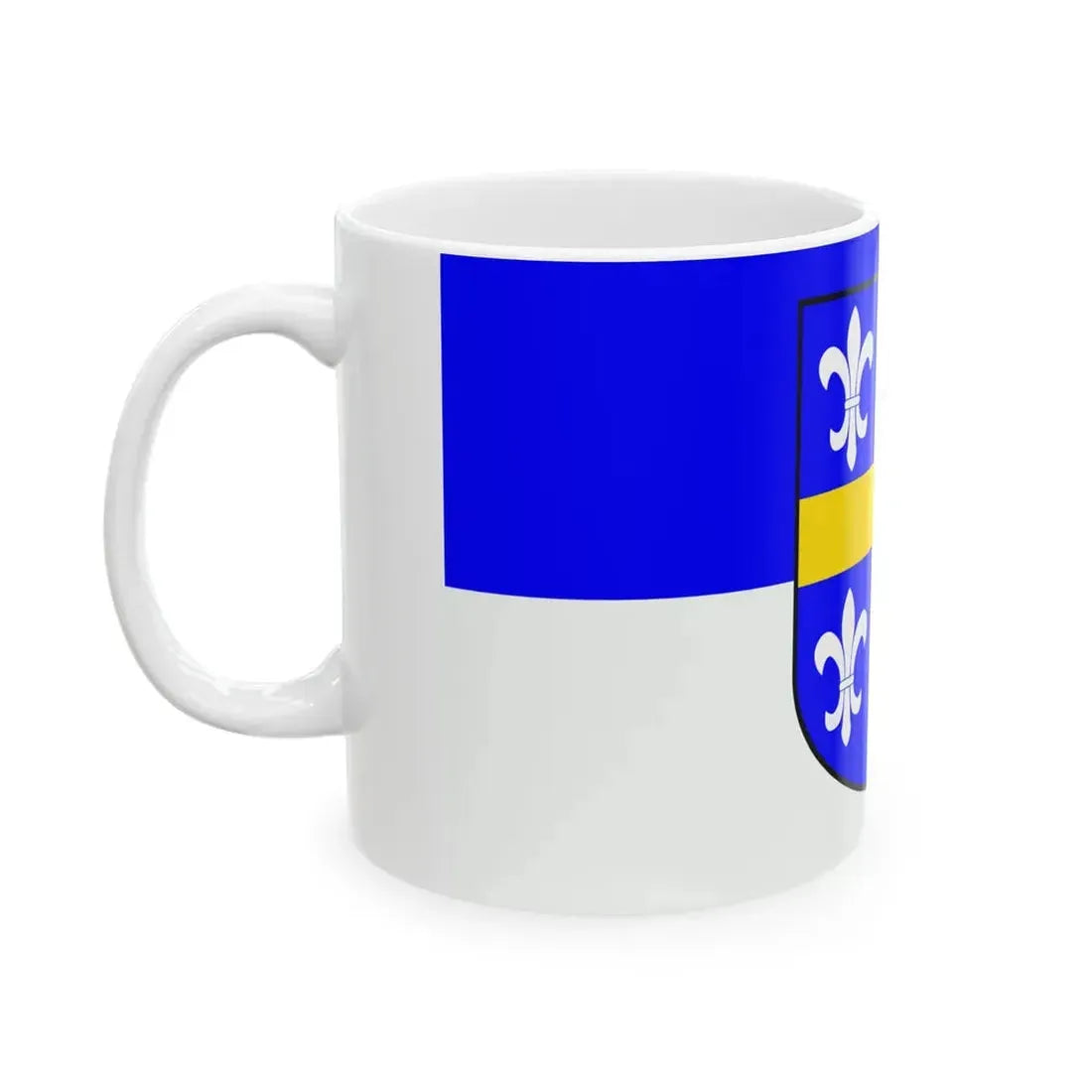 Flag of Sankt Wendel (Germany) White Coffee Mug - Go Mug Yourself