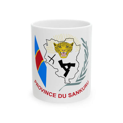 Flag of Sankuru Province (Congo) White Coffee Mug 11oz - Go Mug Yourself
