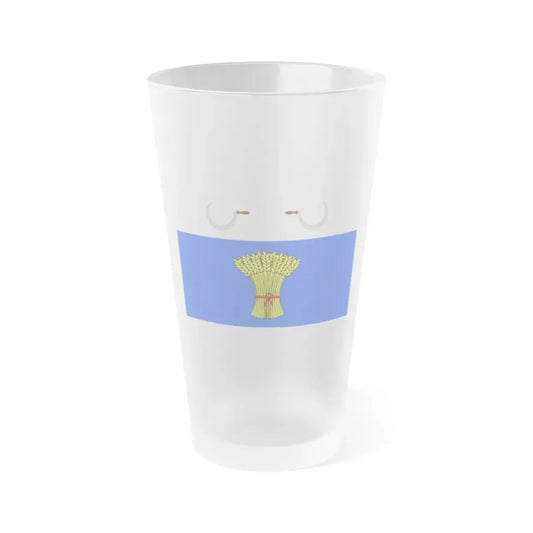 Flag of Sannat Malta - Frosted Pint Glass 16oz 16oz Frosted - Go Mug Yourself