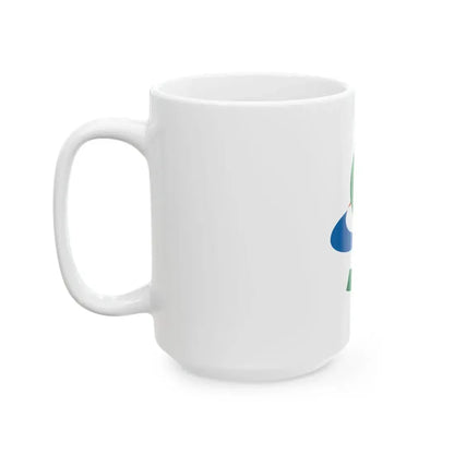Flag of Sano Tochigi (Japan) White Coffee Mug - Go Mug Yourself