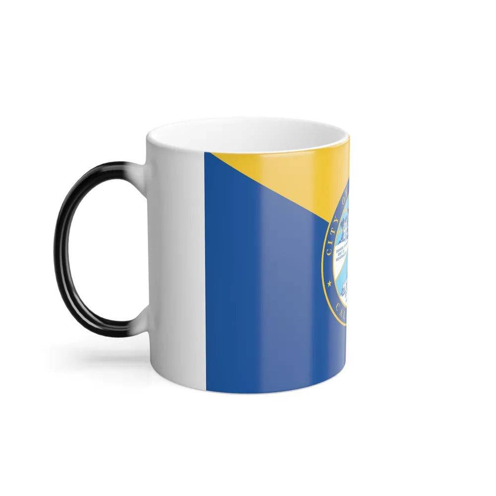 Flag of Santa Ana, California - Color Changing Coffee Mug-Go Mug Yourself
