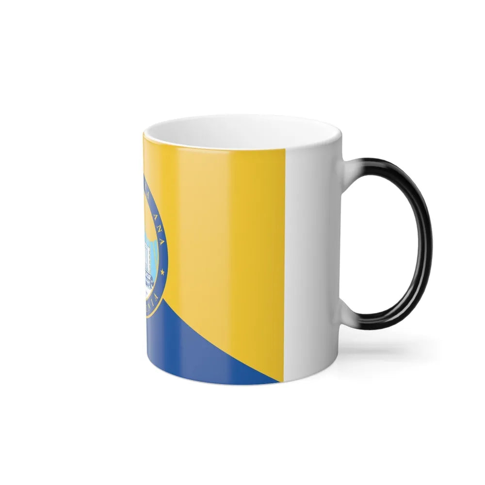 Flag of Santa Ana, California - Color Changing Coffee Mug-Go Mug Yourself