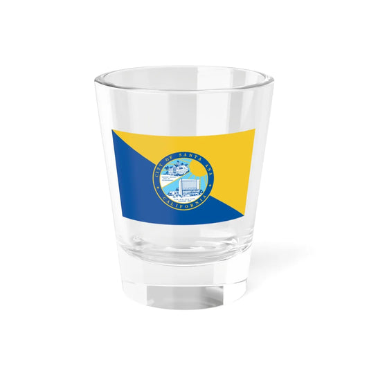 Flag of Santa Ana California (United States) Shot Glass 1.5oz 1.5oz - Go Mug Yourself