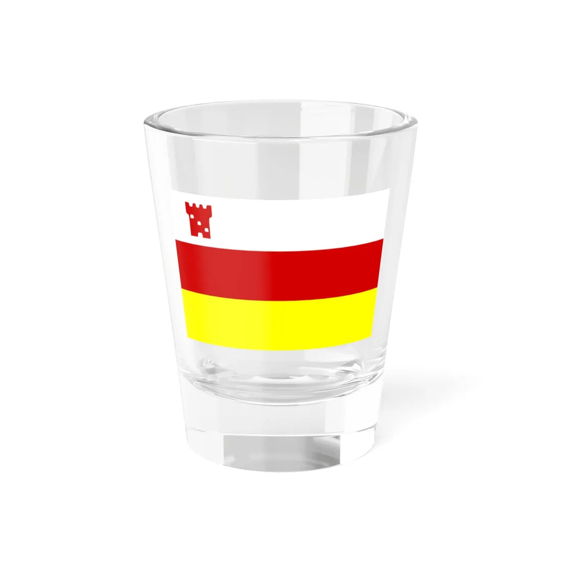 Flag of Santa Barbara California (United States) Shot Glass 1.5oz 1.5oz - Go Mug Yourself