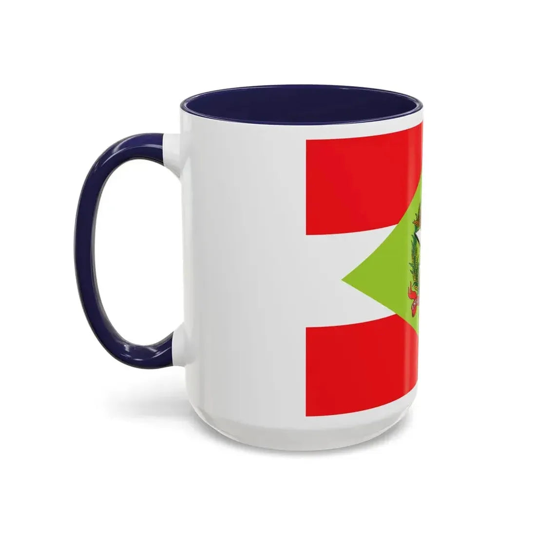 Flag of Santa Catarina Brazil - Accent Coffee Mug - Go Mug Yourself