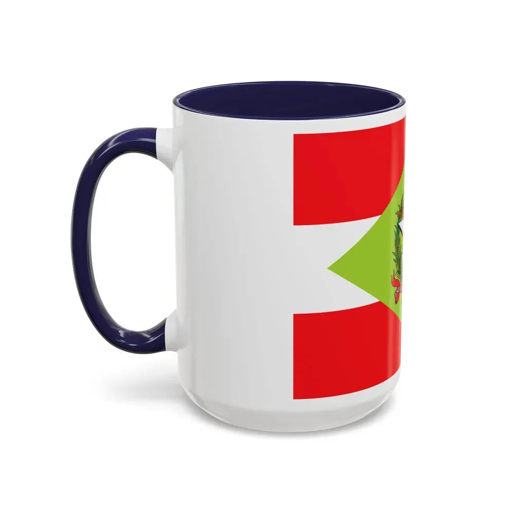 Flag of Santa Catarina Brazil - Accent Coffee Mug - Go Mug Yourself