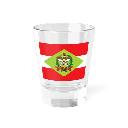 Flag of Santa Catarina Brazil - Shot Glass 1.5oz 1.5oz - Go Mug Yourself