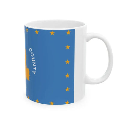Flag of Santa Clara County California (United States) White Coffee Mug - Go Mug Yourself