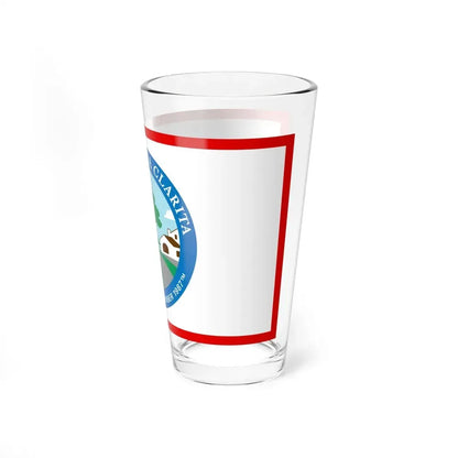 Flag of Santa Clarita, California - Pint Glass 16oz - Go Mug Yourself