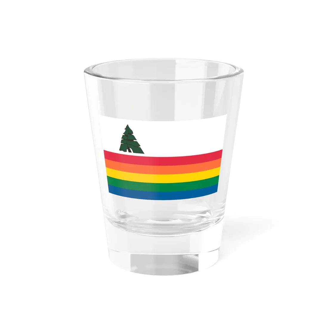 Flag of Santa Cruz County California (United States) Shot Glass 1.5oz 1.5oz - Go Mug Yourself