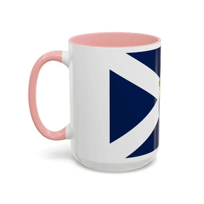 Flag of Santa Cruz de Tenerife Spain - Accent Coffee Mug - Go Mug Yourself