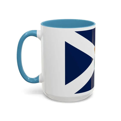 Flag of Santa Cruz de Tenerife Spain - Accent Coffee Mug - Go Mug Yourself