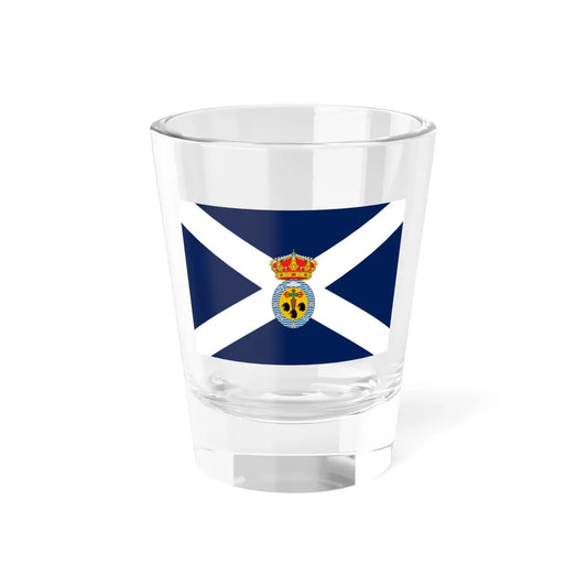 Flag of Santa Cruz de Tenerife Spain - Shot Glass 1.5oz 1.5oz - Go Mug Yourself