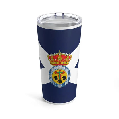 Flag of Santa Cruz de Tenerife Spain - Tumbler 20oz 20oz - Go Mug Yourself