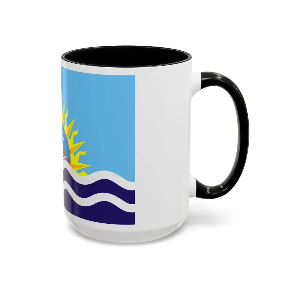 Flag of Santa Cruz Province Argentina - Accent Coffee Mug - Go Mug Yourself