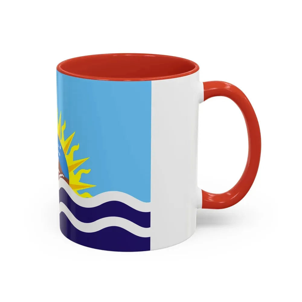 Flag of Santa Cruz Province Argentina - Accent Coffee Mug - Go Mug Yourself
