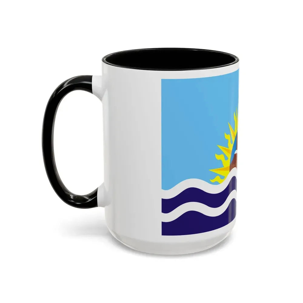 Flag of Santa Cruz Province Argentina - Accent Coffee Mug - Go Mug Yourself