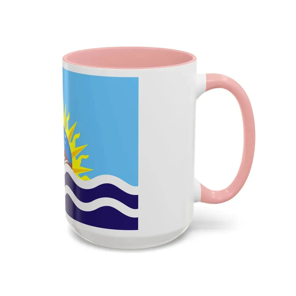 Flag of Santa Cruz Province Argentina - Accent Coffee Mug - Go Mug Yourself