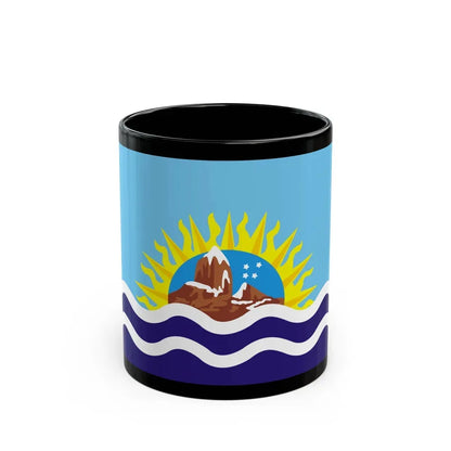 Flag of Santa Cruz Province Argentina - Black Coffee Mug 11oz - Go Mug Yourself