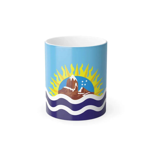 Flag of Santa Cruz Province Argentina - Color Changing Coffee Mug 11oz - Go Mug Yourself