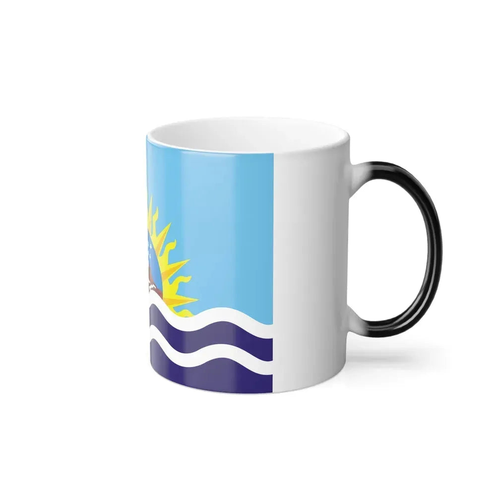 Flag of Santa Cruz Province Argentina - Color Changing Coffee Mug - Go Mug Yourself