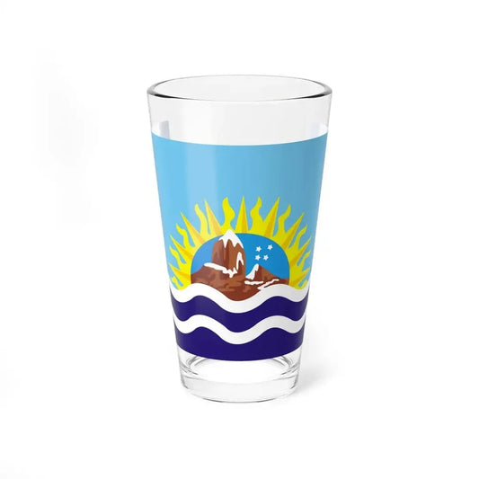 Flag of Santa Cruz Province Argentina - Pint Glass 16oz 16oz - Go Mug Yourself