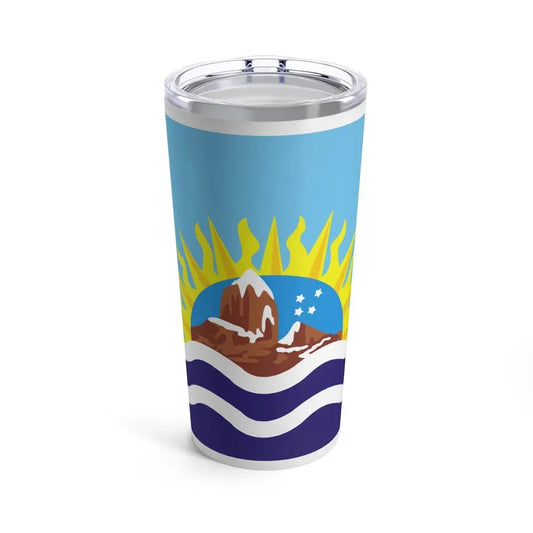 Flag of Santa Cruz Province Argentina - Tumbler 20oz 20oz - Go Mug Yourself