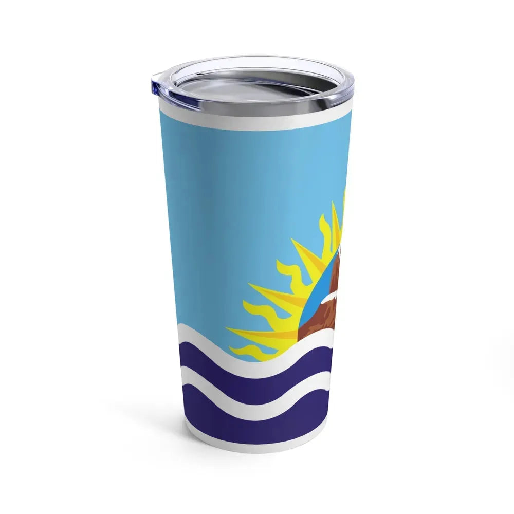 Flag of Santa Cruz Province Argentina - Tumbler 20oz - Go Mug Yourself