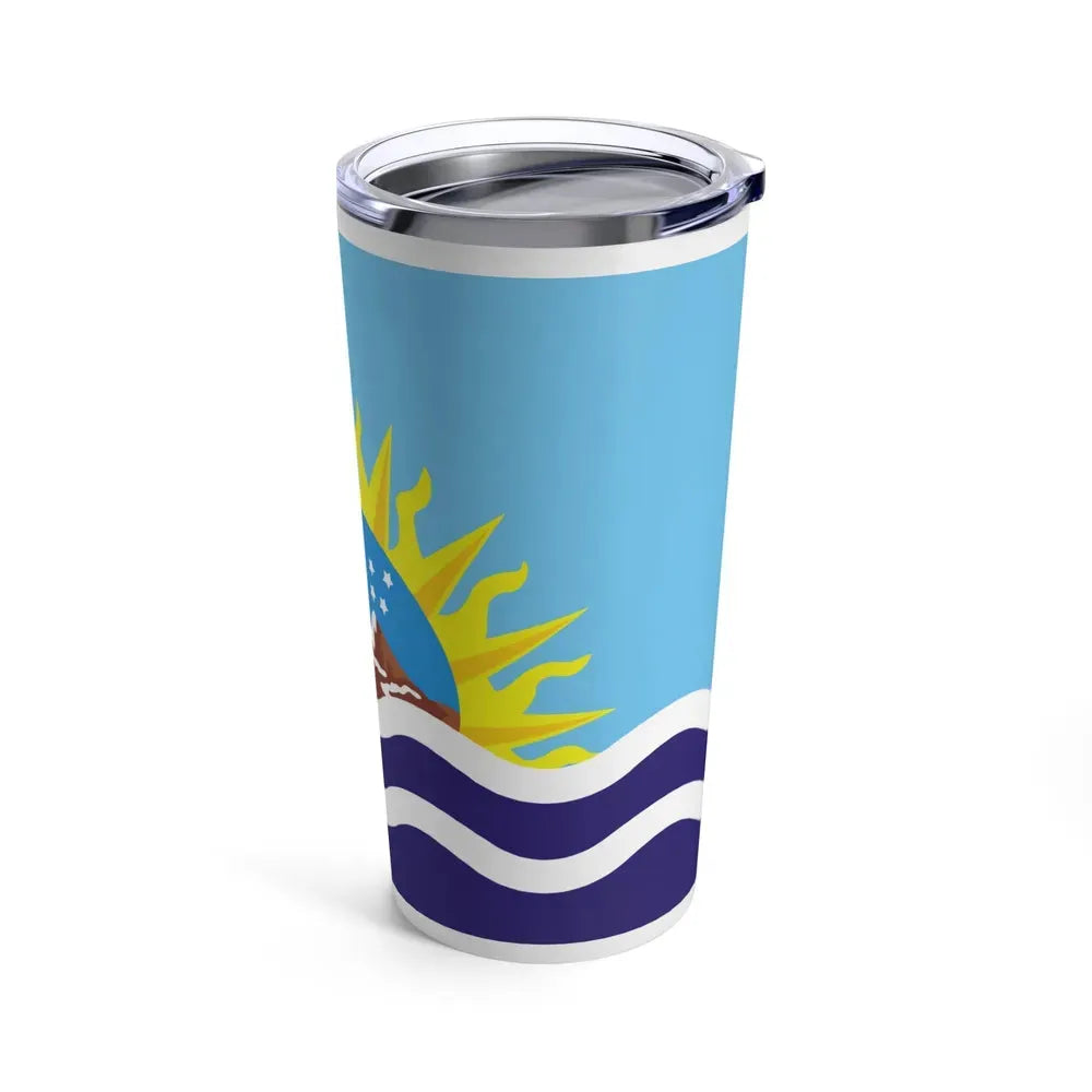 Flag of Santa Cruz Province Argentina - Tumbler 20oz - Go Mug Yourself