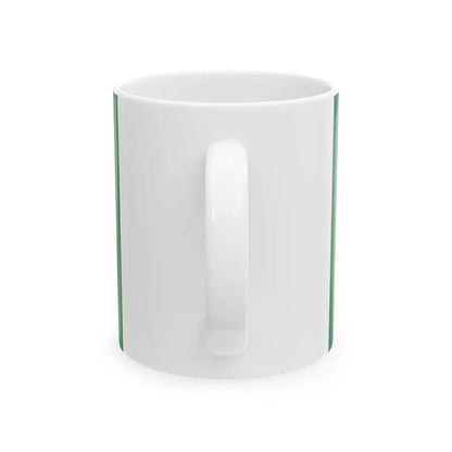 Flag of Santa Cruz Youth Union (Bolivia) White Coffee Mug - Go Mug Yourself