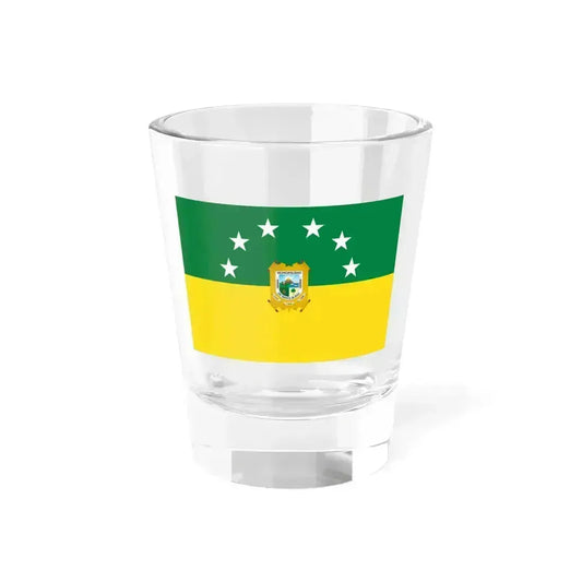Flag of Santa Elena - Ecuador (Ecuador) Shot Glass 1.5oz 1.5oz - Go Mug Yourself